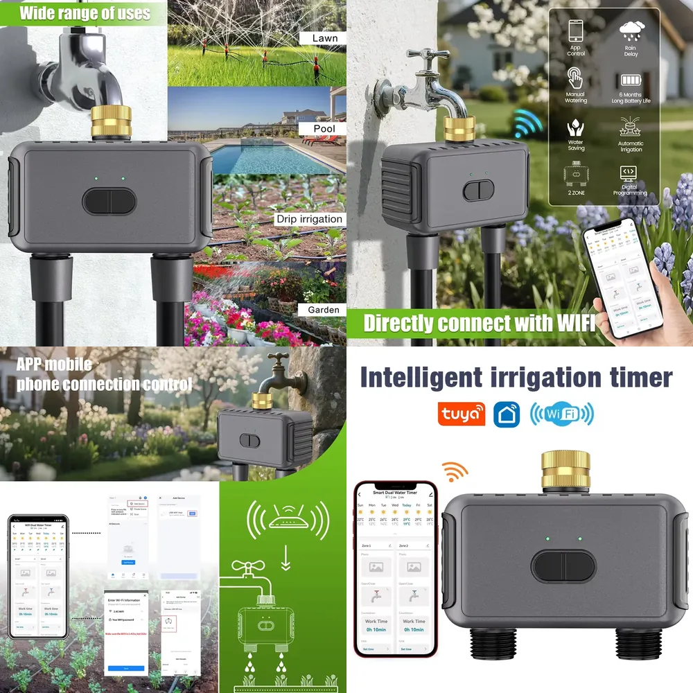 Smart Garden Is - Temporizador de Riego Inteligente WAP01 con