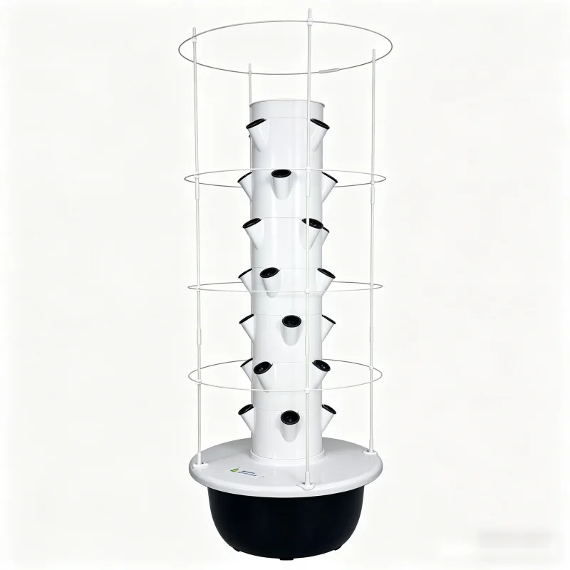 Vertical Planter Tower - Torre Hidropónica Vertical de 5 Niveles
