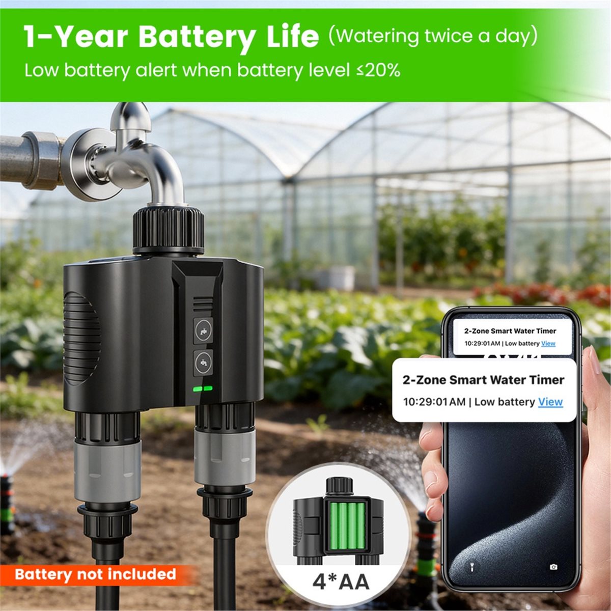 Smart Garden Is - Y17A 1 Set Temporizador de Riego