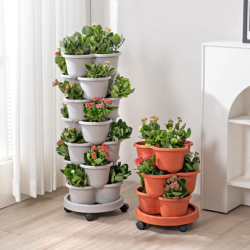 Maceta Apilable para Fresas de - Vertical Planter Tower reseña y precio