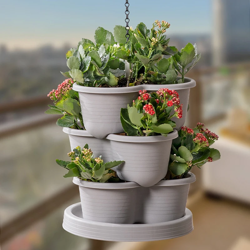 Maceta Apilable para Fresas de - Vertical Planter Tower reseña y precio