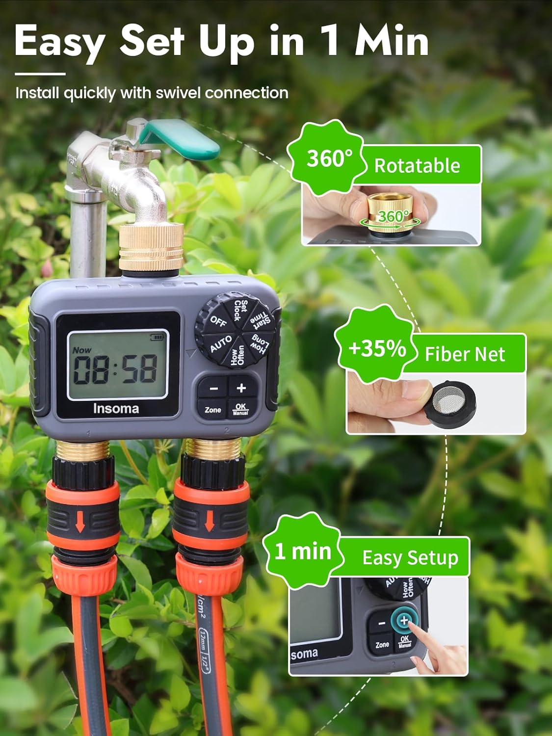 Sistema de riego inteligente d - Smart Garden Monitoring System reseña y precio