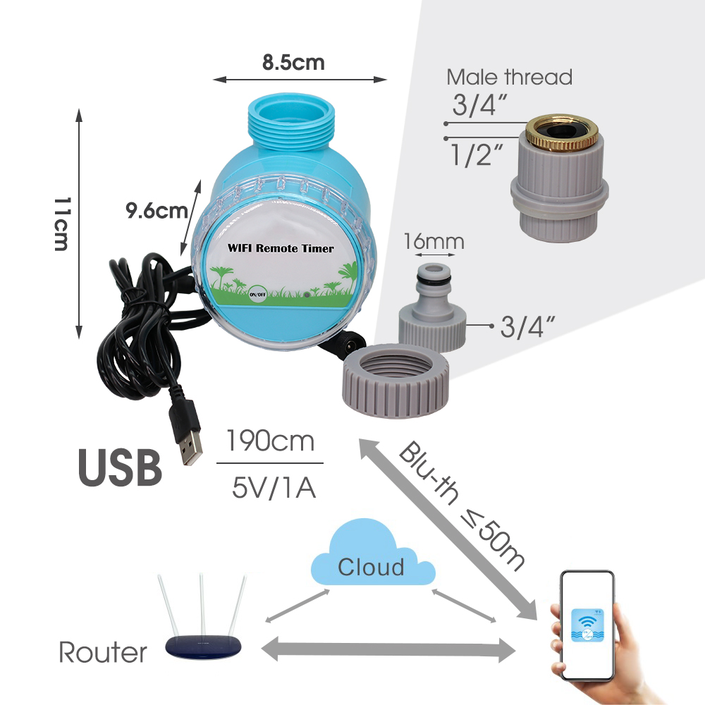 Sistema de riego inteligente p - Smart Garden Tools reseña y precio