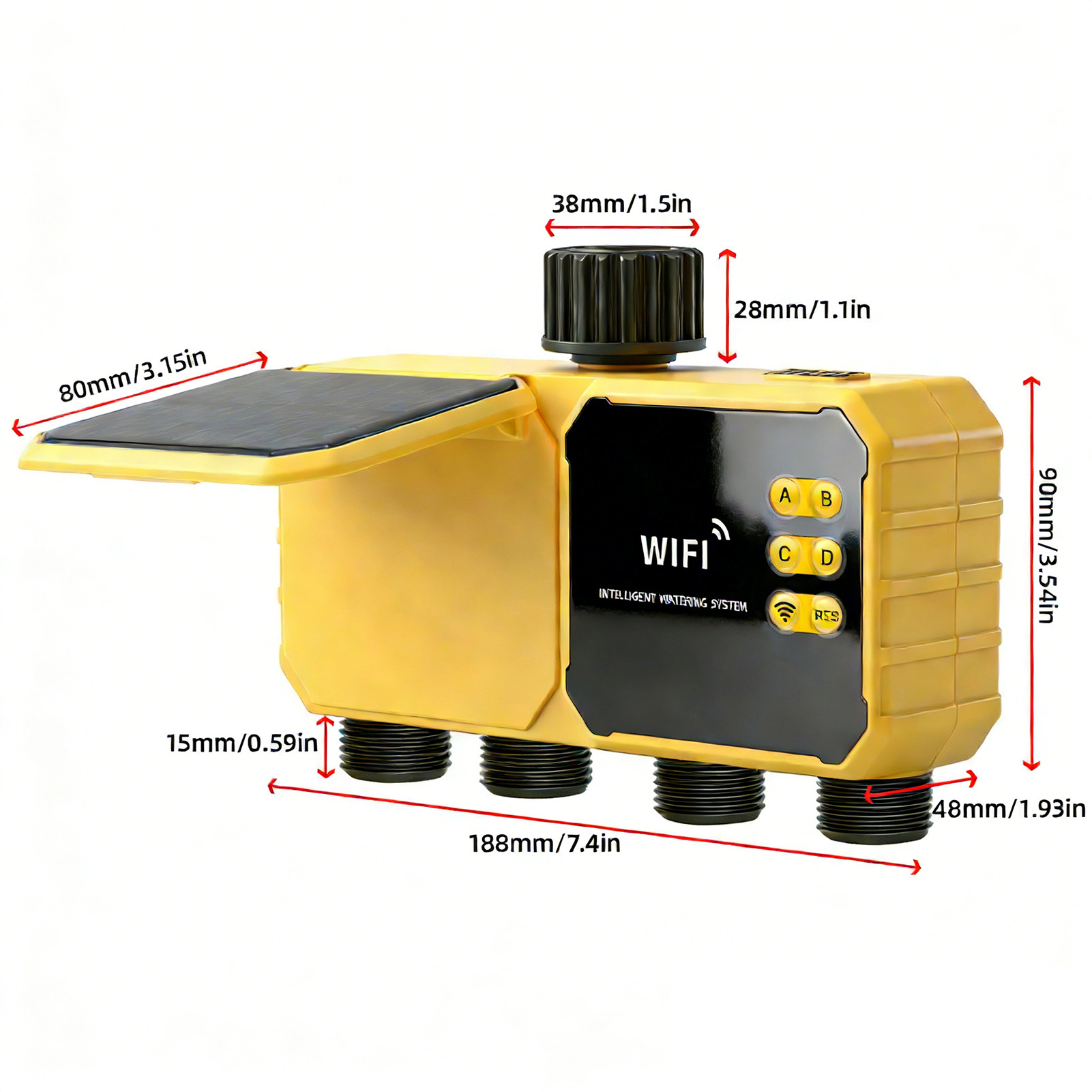 Temporizador de Riego Solar Wi - Smart Garden Zone reseña y precio