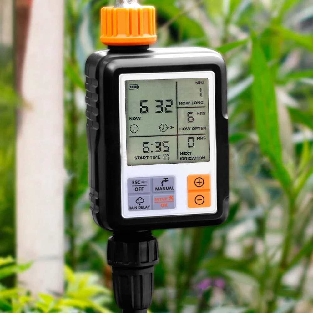 Temporizador electrónico de ri - Smart Garden Timer reseña y precio