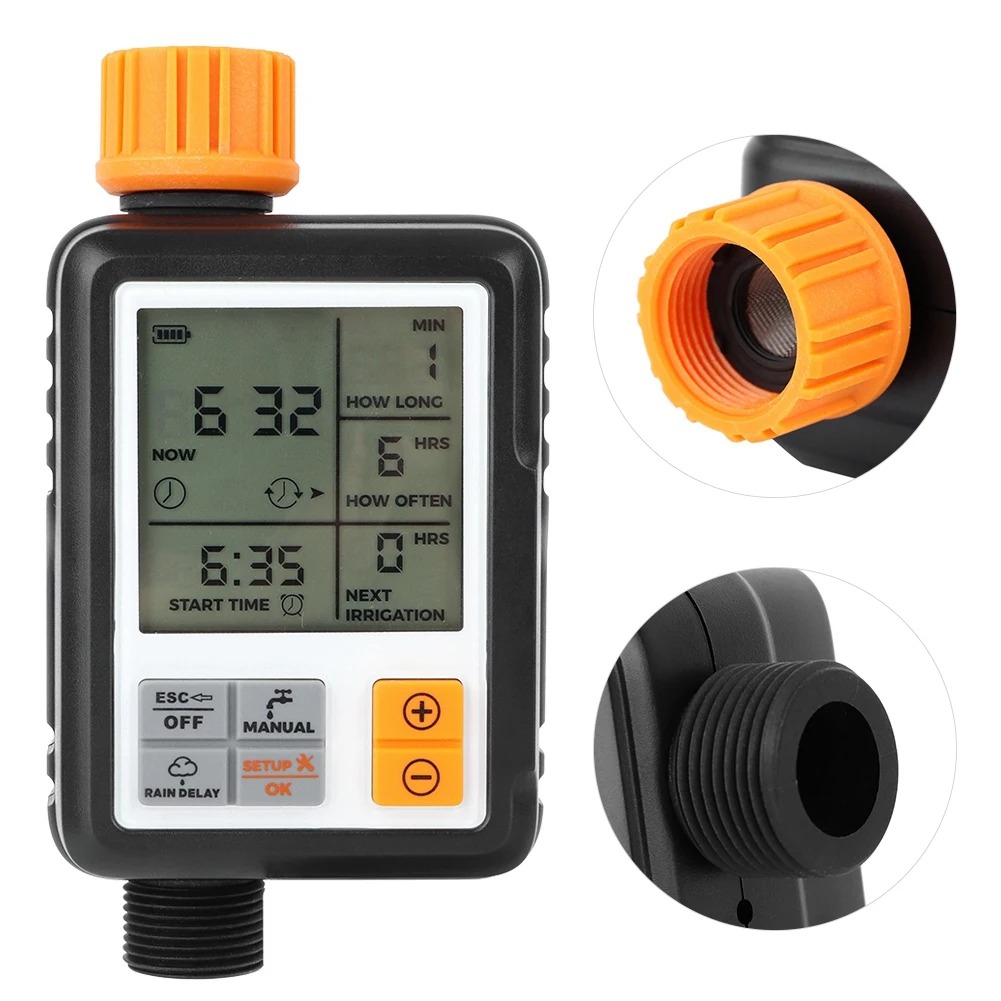 Temporizador electrónico de ri - Smart Garden Timer reseña y precio