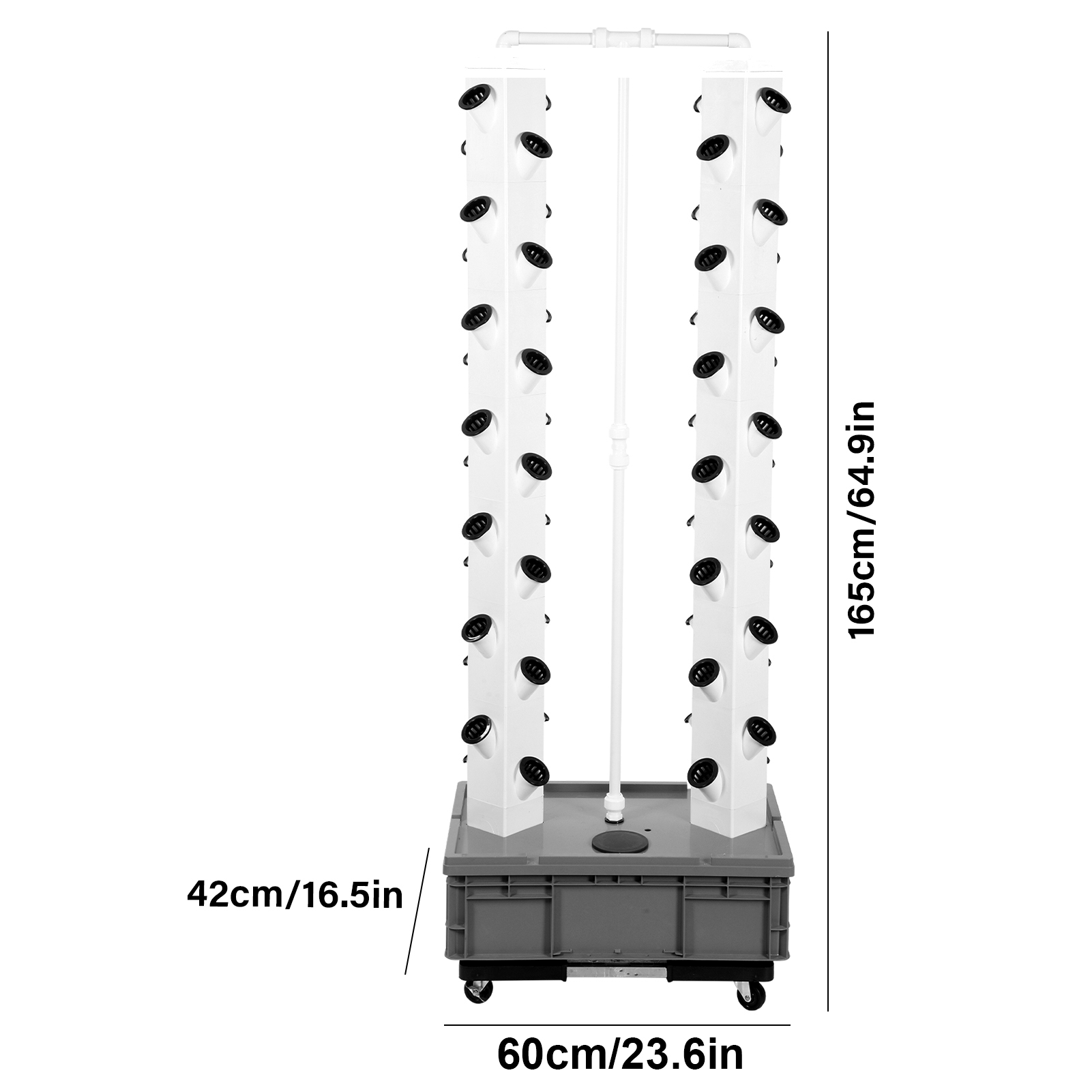 Torre Hidropónica de 56 Ranura - Vertical Planter Tower reseña y precio