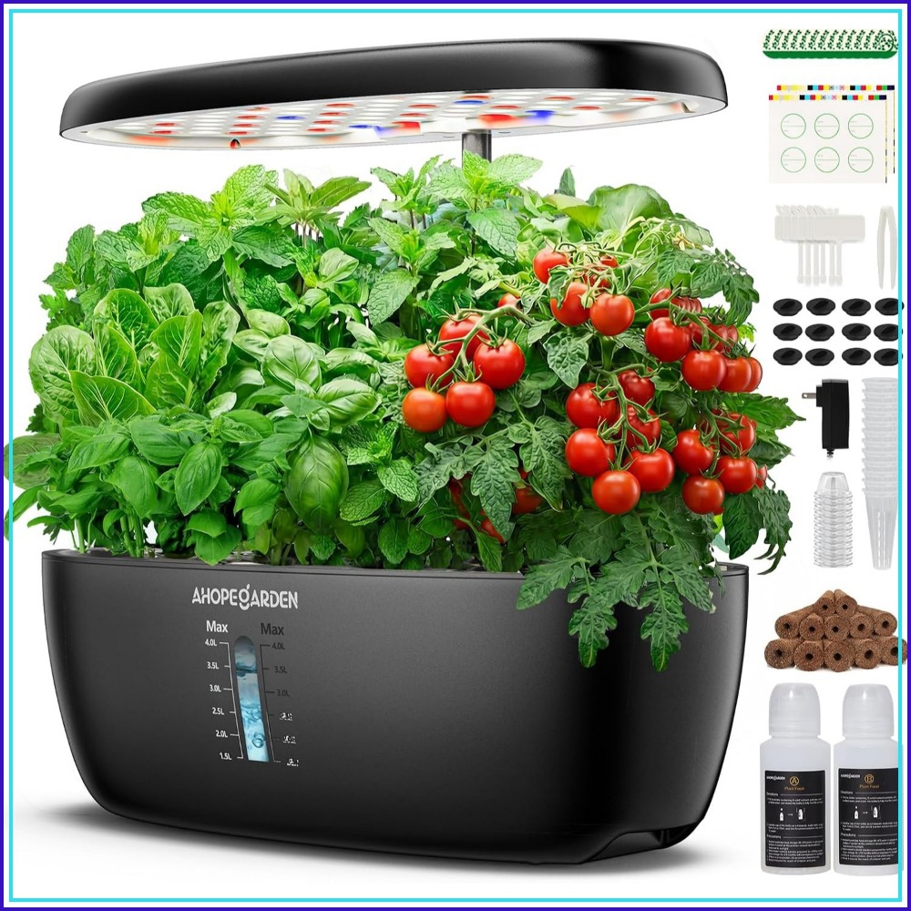 Jardín Hidropónico de 12 Macet - Indoor Herb Garden Kit reseña y precio