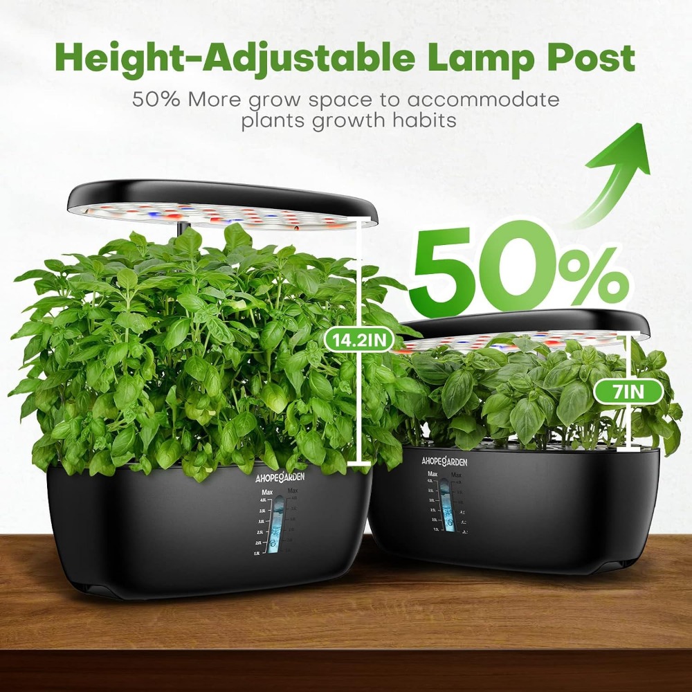 Jardín Hidropónico de 12 Macet - Indoor Herb Garden Kit reseña y precio