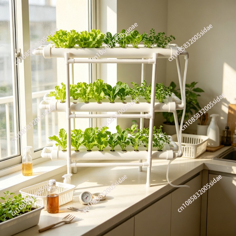 Kit de Sistema de Cultivo Hidr - Indoor Herb Garden Kit reseña y precio