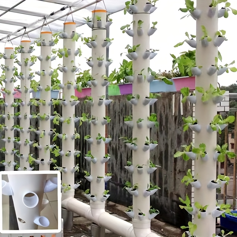 Juego de 10 macetas hidropónic - Vertical Planter Tower reseña y precio
