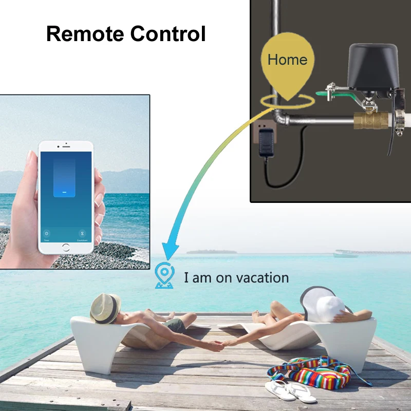 Válvula de Agua Inteligente Wi - Smart Garden Timer reseña y precio