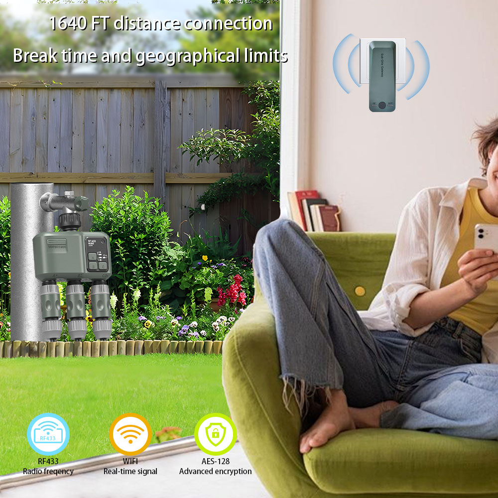 Temporizador de agua Tuya Wifi - Smart Garden Timer reseña y precio
