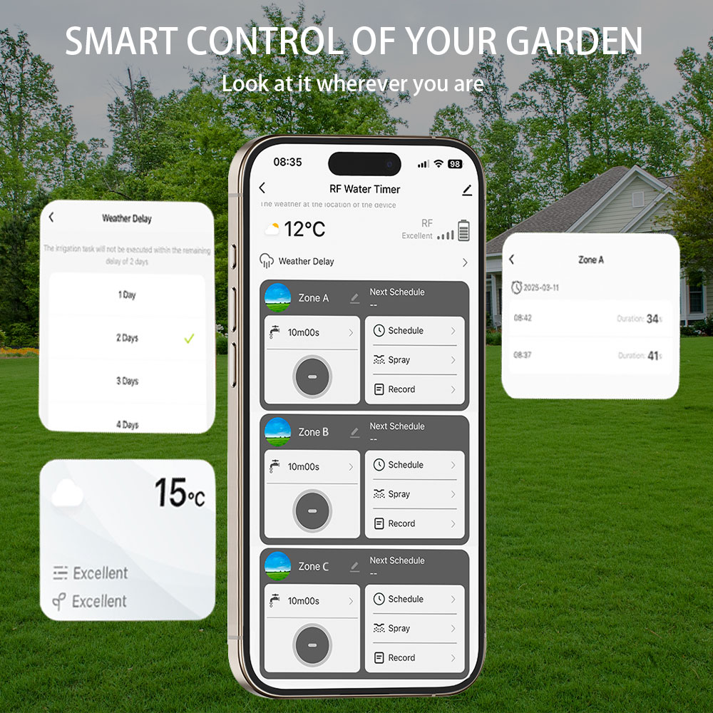 Temporizador de agua Tuya Wifi - Smart Garden Timer reseña y precio