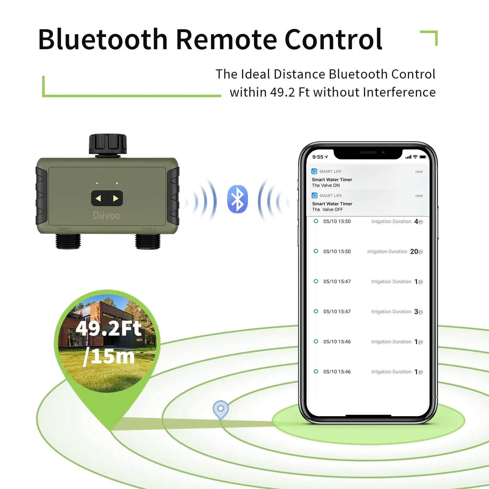 Temporizador de Riego Diivoo c - Smart Garden Tools reseña y precio