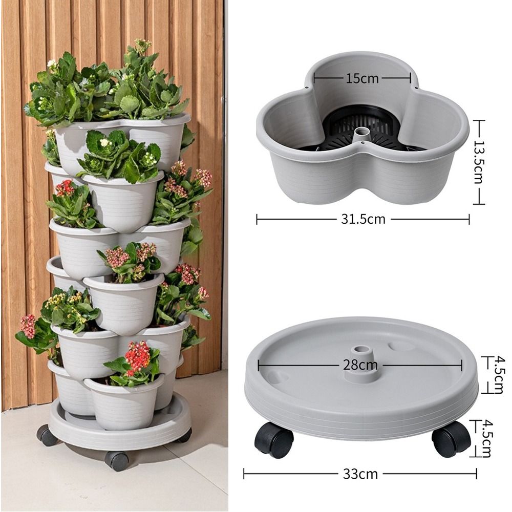 Maceta Vertical Apilable de Va - Vertical Planter Tower reseña y precio